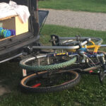 Fietsendrager voor mini camper 90 graden Uebler