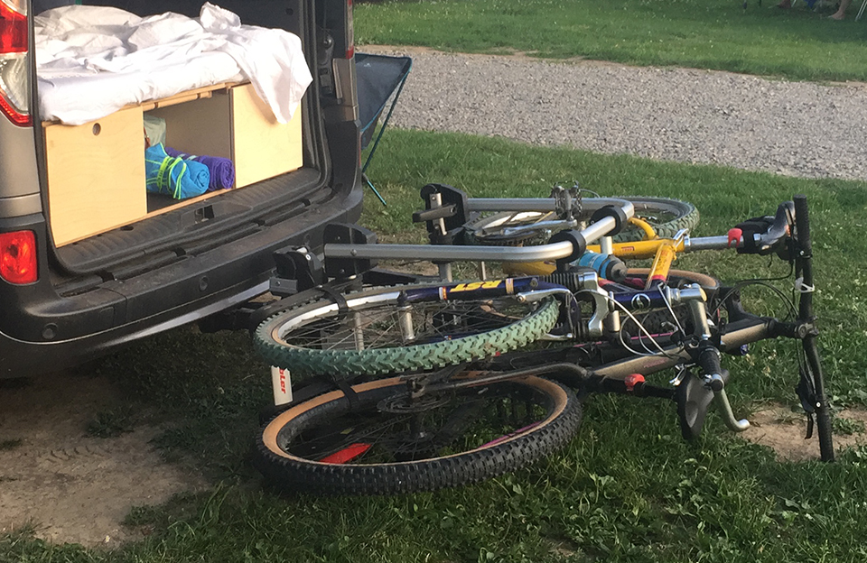 Fietsendrager 90 graden