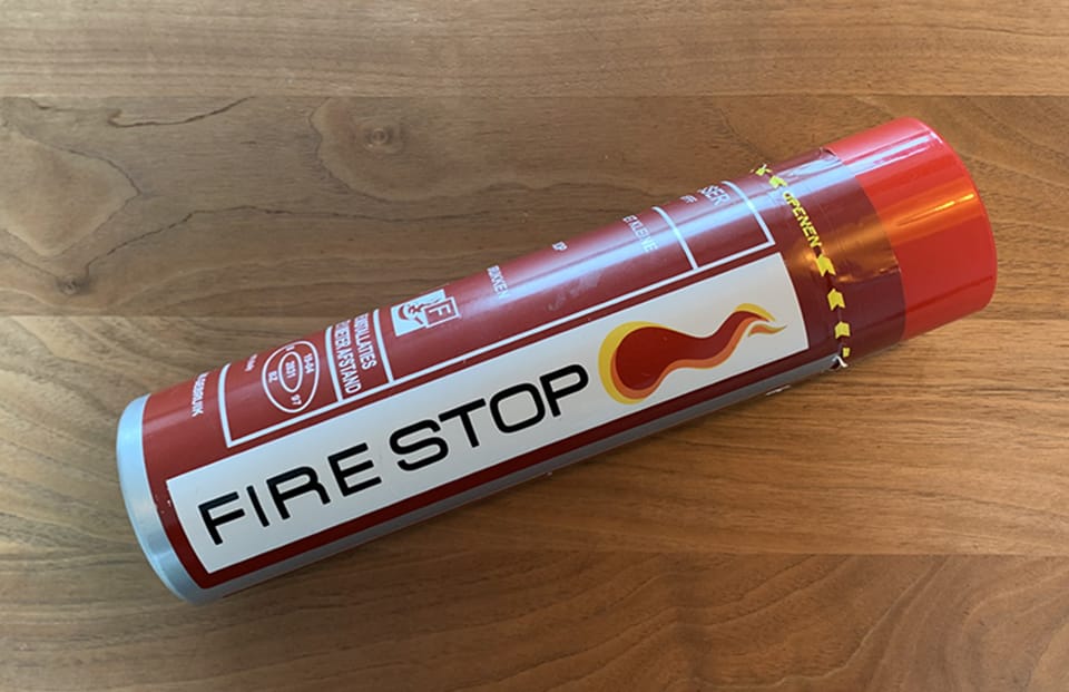 Schuimblusser mini camper